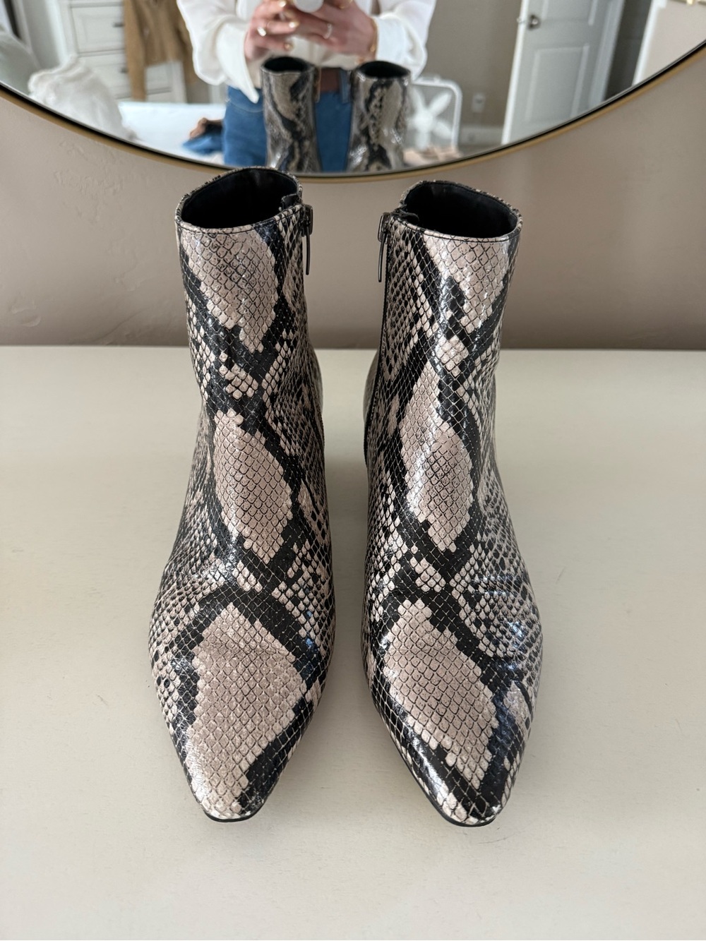 Marc Fisher Python ankle boots - Picture 7 of 7